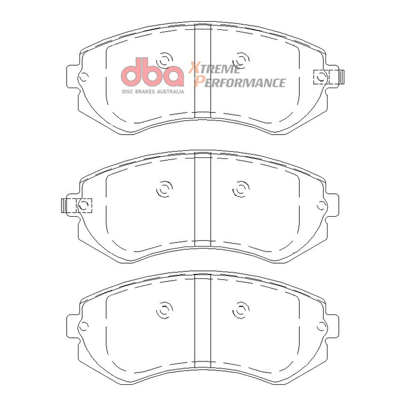 DBA Xtreme Performance Brake Pads 121mm x 50.5mm DB1148XP - Rear
