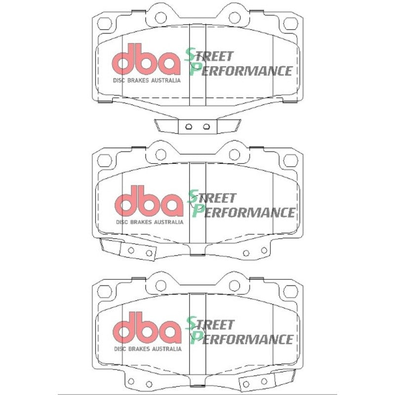 DBA Street Performance Brake Pads 119mm x 74+67.5mm DB1149SP - Front