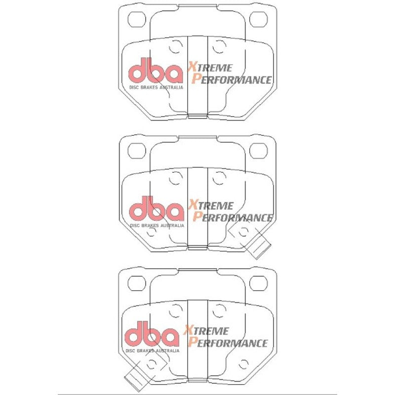 DBA Xtreme Performance Brake Pads 73.1mm x 54.3mm DB1220XP - Rear