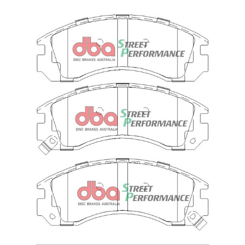DBA Street Performance Brake Pads 149.6mm x 58.4mm DB1223SP - Front