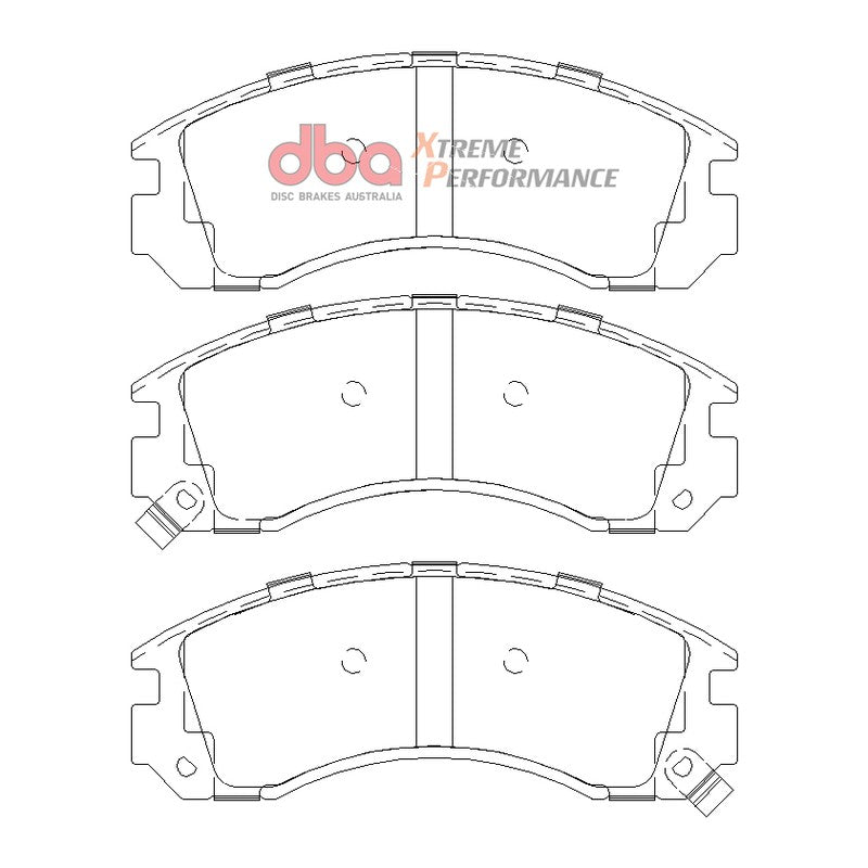 DBA Xtreme Performance Brake Pads 149.6mm x 58.4mm DB1223XP - Front