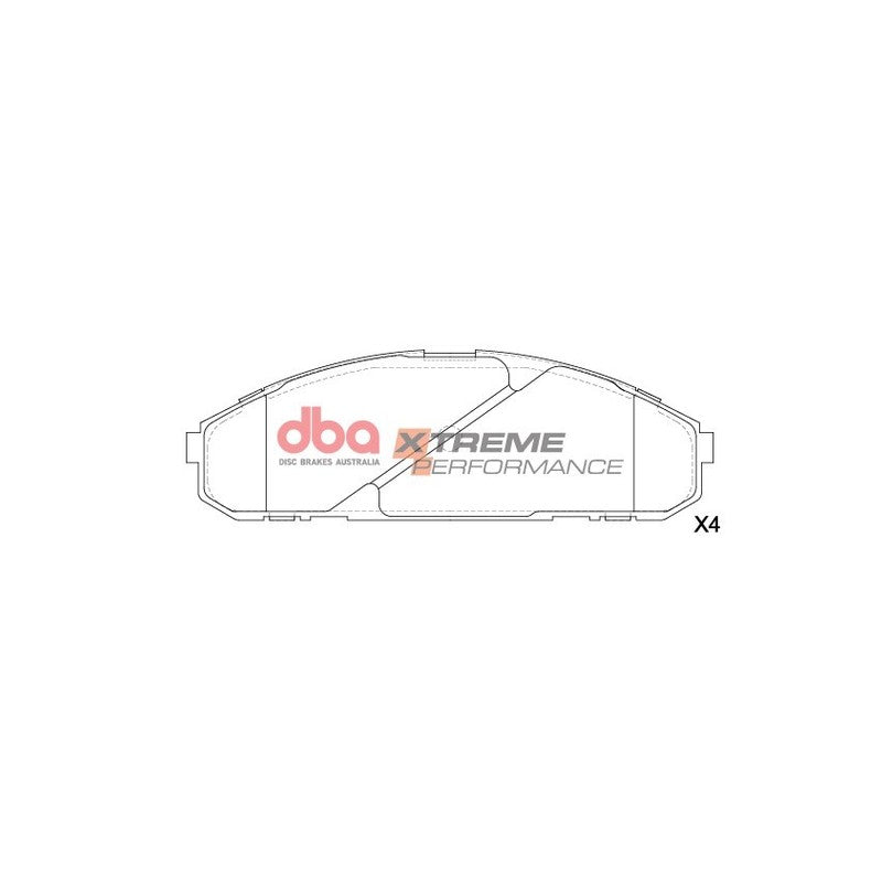 DBA Xtreme Performance Brake Pads 170mm x 54.5mm DB1257XP - Front