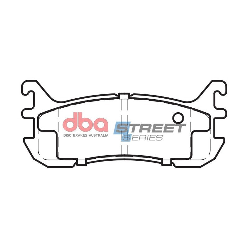 DBA Street Series Ceramic Brake Pads 102.1mm x 43.0mm DB1291SS - Rear