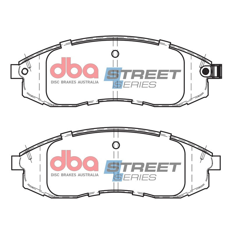 DBA Street Series Ceramic Brake Pads 151.0mm x 51.2mm DB1308SS - Front