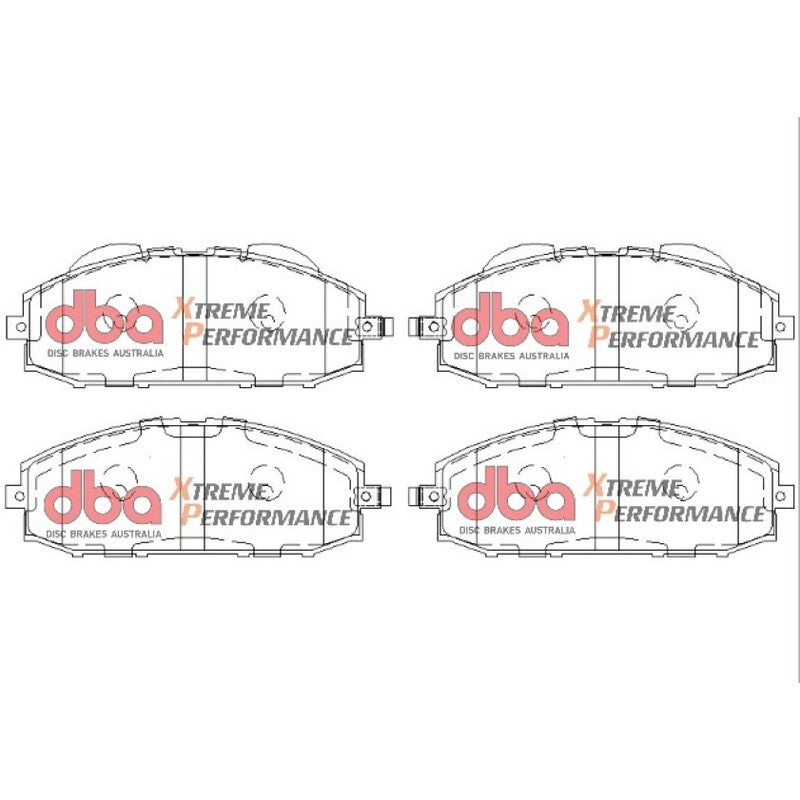 DBA Street Performance Brake Pads 165.8mm x 61.6mm DB1361SP - Front