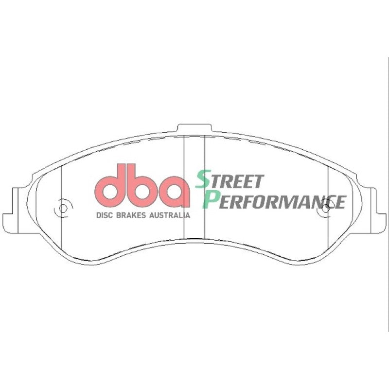 DBA Street Performance Brake Pads 169.4mm x 62.2mm DB1375SP - Front