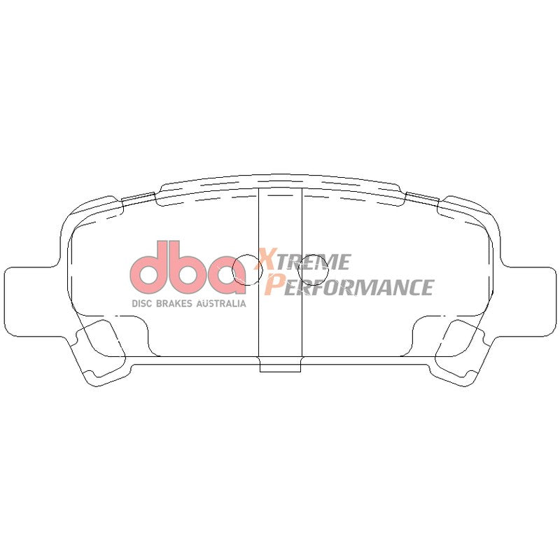 DBA Xtreme Performance Brake Pads 108.4mm x 41.6mm DB1379XP - Rear