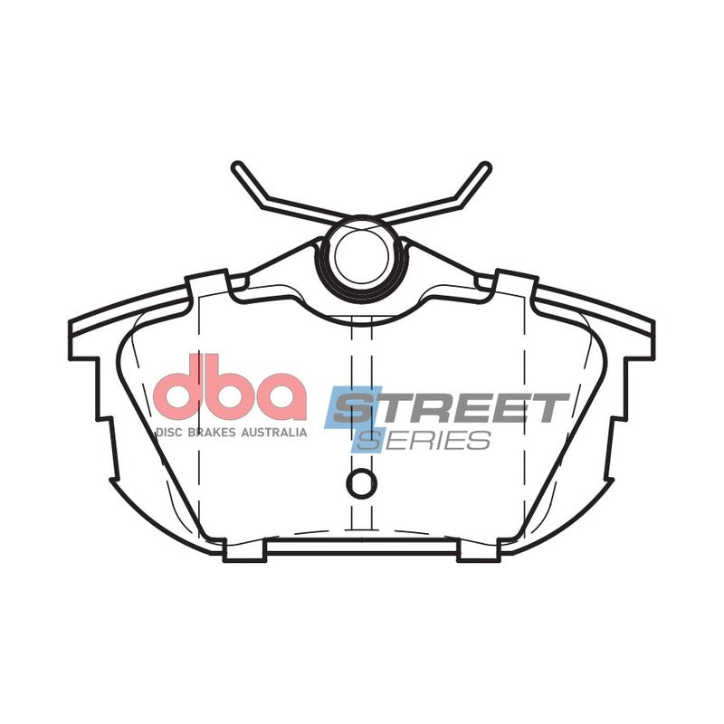 DBA Street Series Ceramic Brake Pads 87.2mm x 47.1mm DB1382SS - Rear