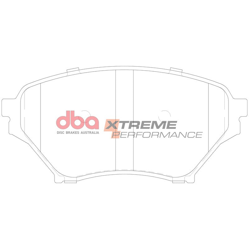 DBA Xtreme Performance Brake Pads 122.9mm x 58.4mm DB1386XP - Front