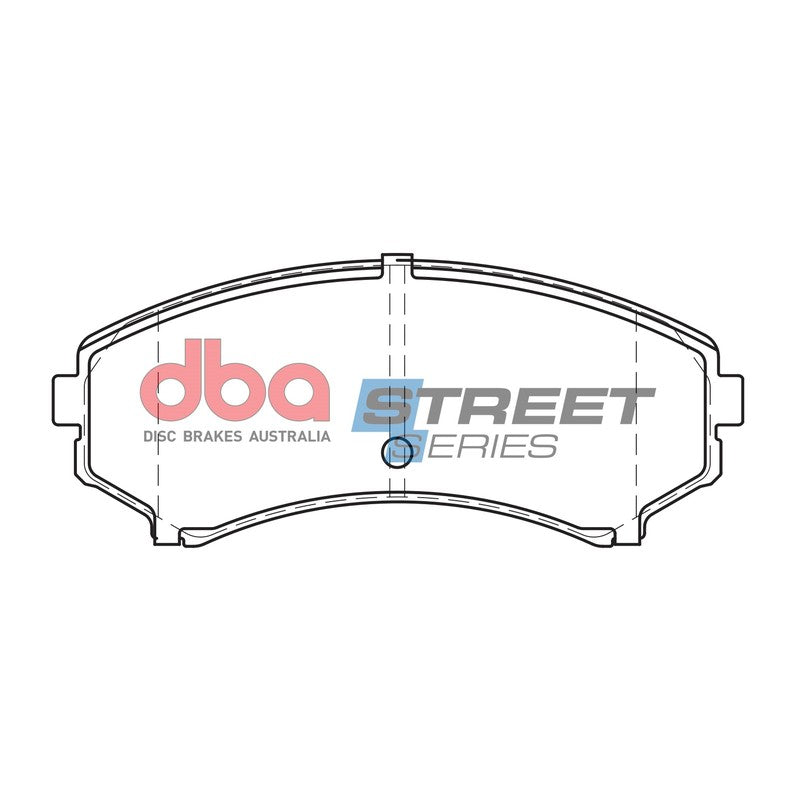 DBA Street Series Ceramic Brake Pads 139.2mm x 58.6mm DB1388SS - Front