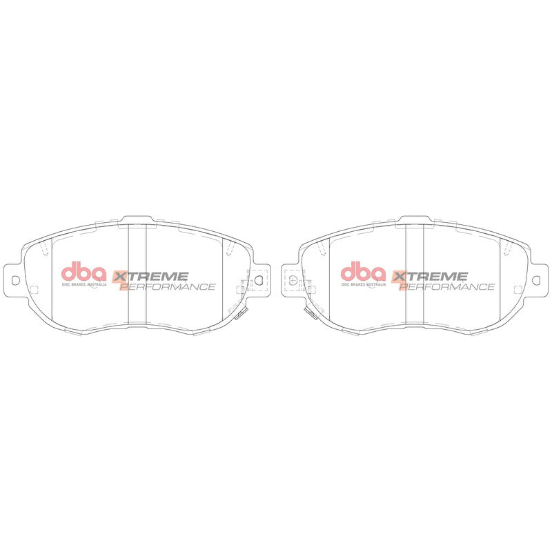 DBA Xtreme Performance Brake Pads 143.9mm x 63.8mm DB1395XP - Front