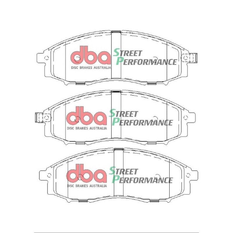 DBA Street Performance Brake Pads 164.1mm x 57mm DB1439SP - Front