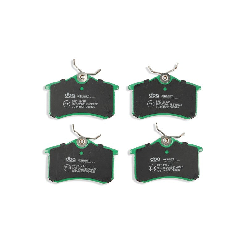 DBA Street Performance Brake Pads 87mm x 52.8mm DB1449SP - Rear