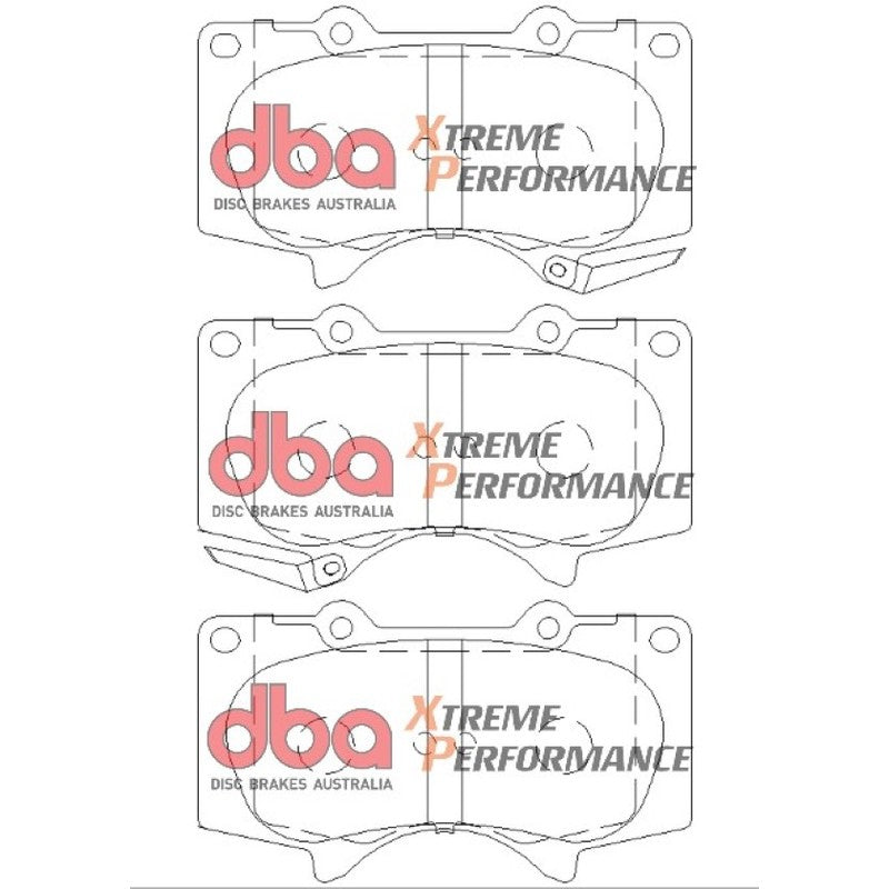 DBA Xtreme Performance Brake Pads 134.6mm x 77.1mm DB1482XP - Front