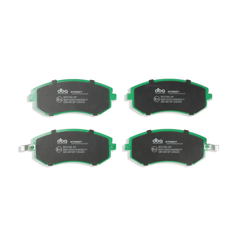 DBA Street Performance Brake Pads 137.1mm x 56.8mm DB1491SP - Front