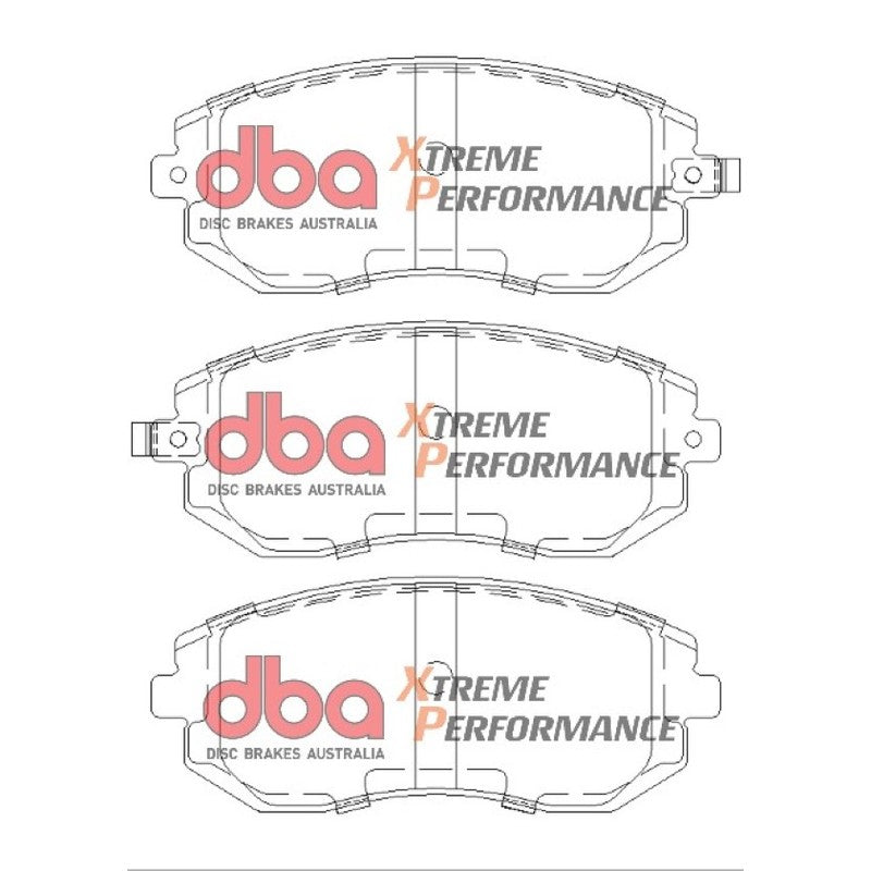 DBA Xtreme Performance Brake Pads 137.1mm x 56.8mm DB1491XP - Front
