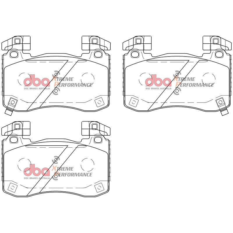 DBA Xtreme Performance Brake Pads 131.4mm x 91.4mm DB15003XP - Front