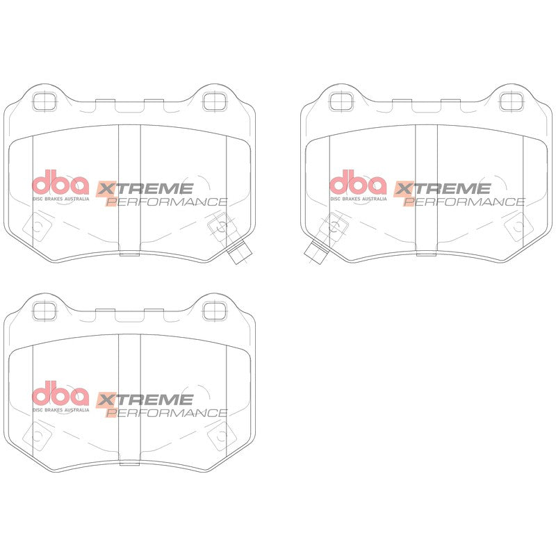 DBA Xtreme Performance Brake Pads 103.6mm x 73.7mm DB15007XP - Rear