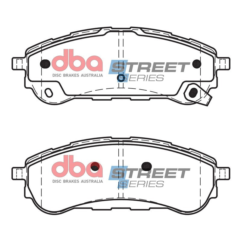 DBA Street Series Ceramic Brake Pads 147.7mm x 52.4mm DB15016SS - Rear