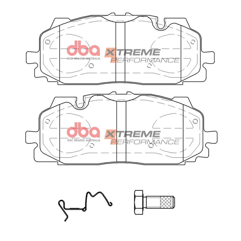 DBA Xtreme Performance Brake Pads 194.1mm x 74.1mm DB15030XP - Front