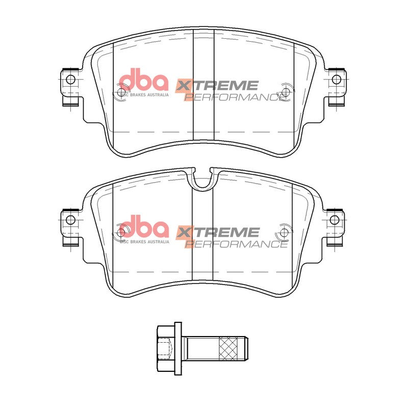 DBA Xtreme Performance Brake Pads 129.0mm x 58.9mm DB15032XP - Rear