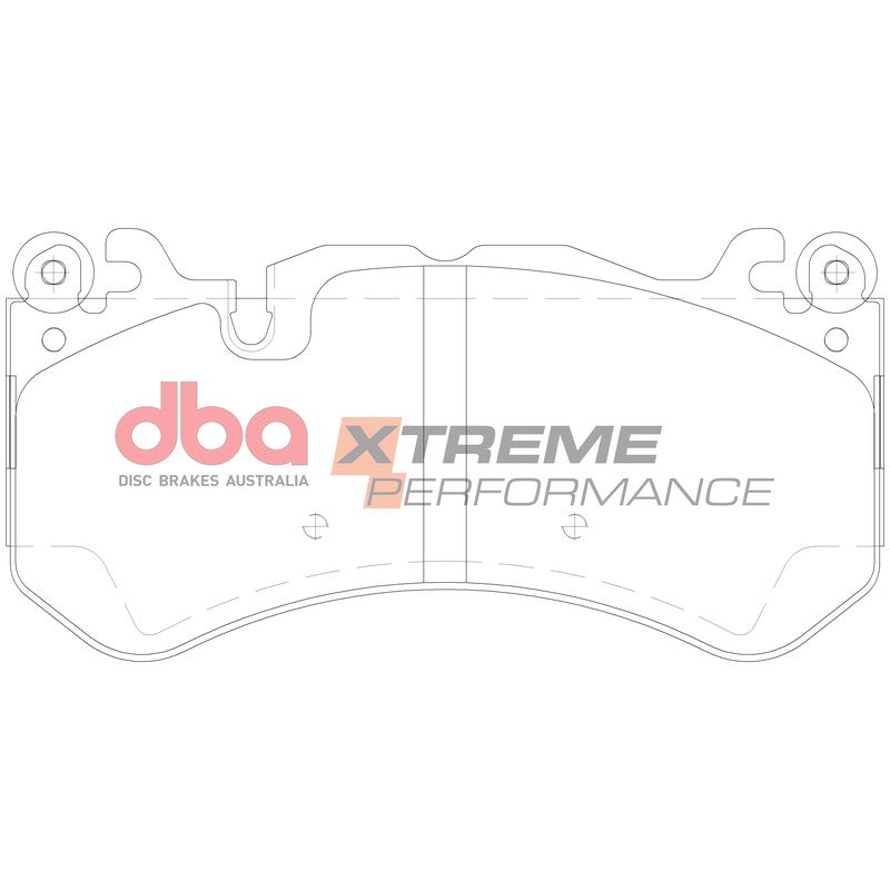 DBA Xtreme Performance Brake Pads 187.5mm x 92.9mm DB15033XP - Front