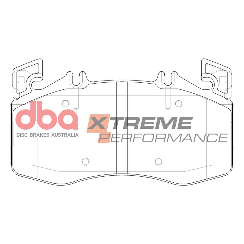 DBA Xtreme Performance Brake Pads 177.9mm x 91.3mm DB15081XP - Front