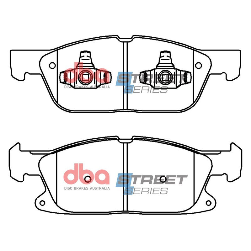 DBA Street Series Ceramic Brake Pads 193mm x 64.6mm DB15089SS - Front