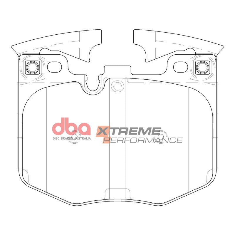 DBA Xtreme Performance Brake Pads 125.5mm x 94.7mm DB15107XP - Front