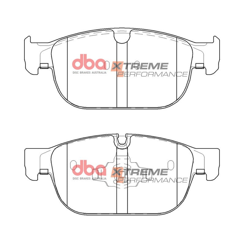 DBA Xtreme Performance Brake Pads 180.2, 181.4mm x 74.9, 75mm DB15116XP - Front