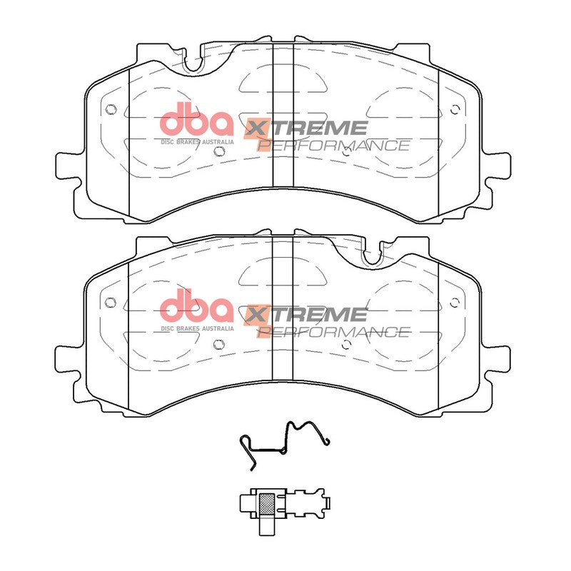 DBA Xtreme Performance Brake Pads 214.1mm x 88.7mm DB15124XP - Front