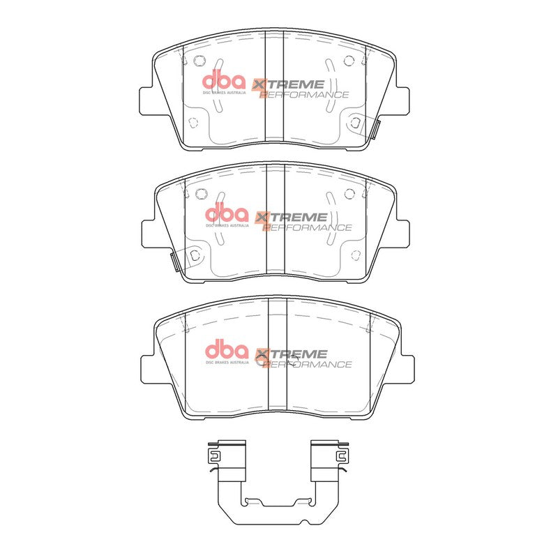 DBA Xtreme Performance Brake Pads 140.6mm x 64mm DB15133XP - Front
