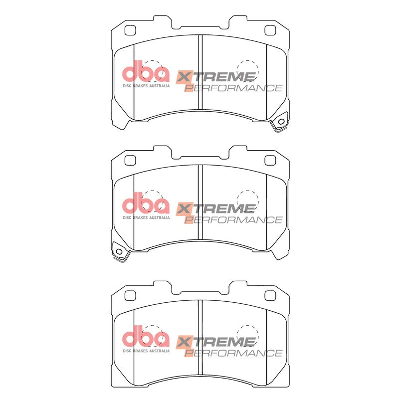 DBA Xtreme Performance Brake Pads 133.50 / 133.50mm x 85.5 / 79.60mm DB15147XP - Front