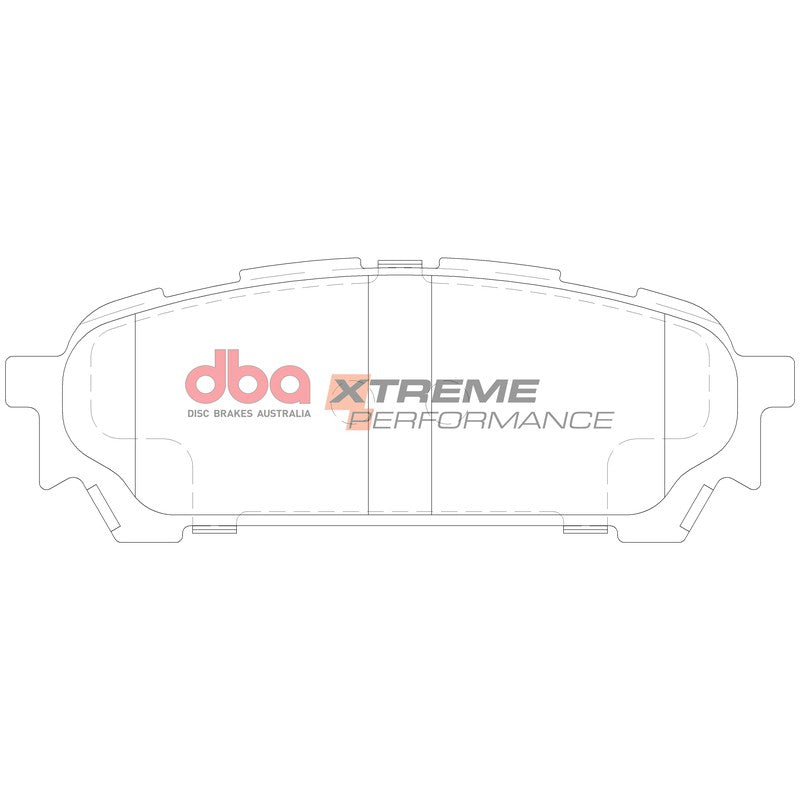 DBA Xtreme Performance Brake Pads 108.6mm x 39.2mm DB1672XP - Rear
