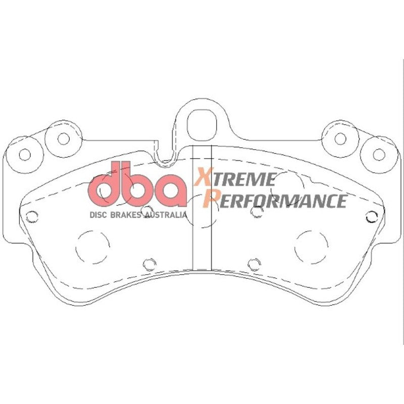 DBA Xtreme Performance Brake Pads 190.2mm x 99.1mm DB1676XP - Front