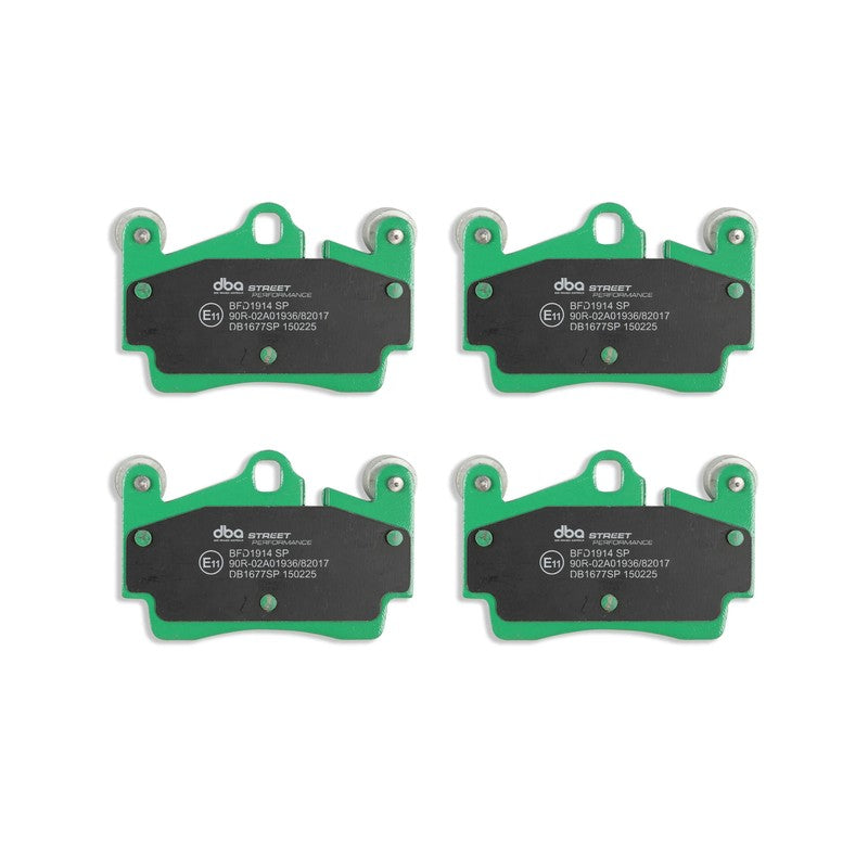 DBA Street Performance Brake Pads 112.1mm x 73.1mm DB1677SP - Rear