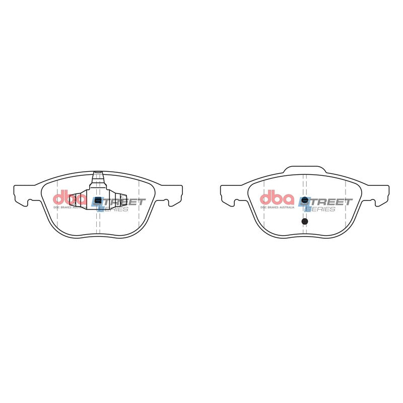 DBA Street Series Ceramic Brake Pads 155.2, 156.5mm x 62.4, 67.0mm DB1679SS - Front