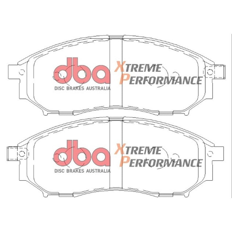 DBA Xtreme Performance Brake Pads 157.1mm x 58.6mm DB1696XP - Front
