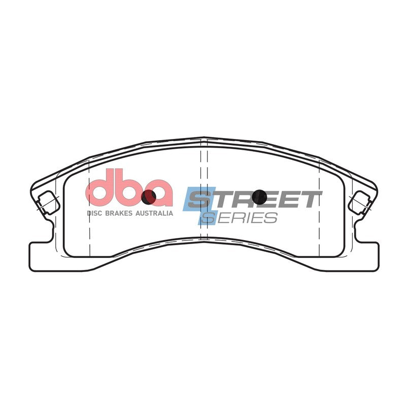 DBA Street Series Ceramic Brake Pads 157.7mm x 60.5mm DB1716SS - Front