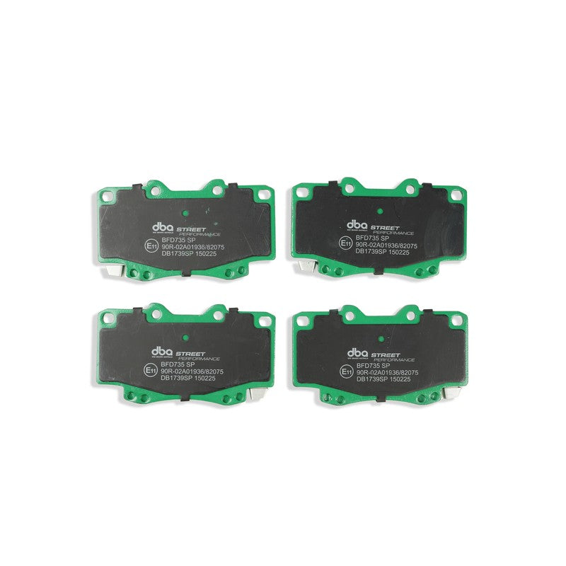 DBA Street Performance Brake Pads 119.1mm x 67.7mm DB1739SP - Front