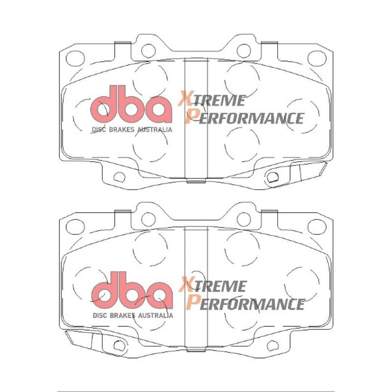 DBA Xtreme Performance Brake Pads 119.1mm x 67.7mm DB1739XP - Front