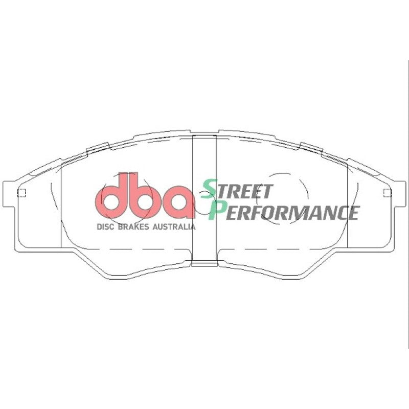 DBA Street Performance Brake Pads 140.1mm x 52.1mm DB1741SP - Front