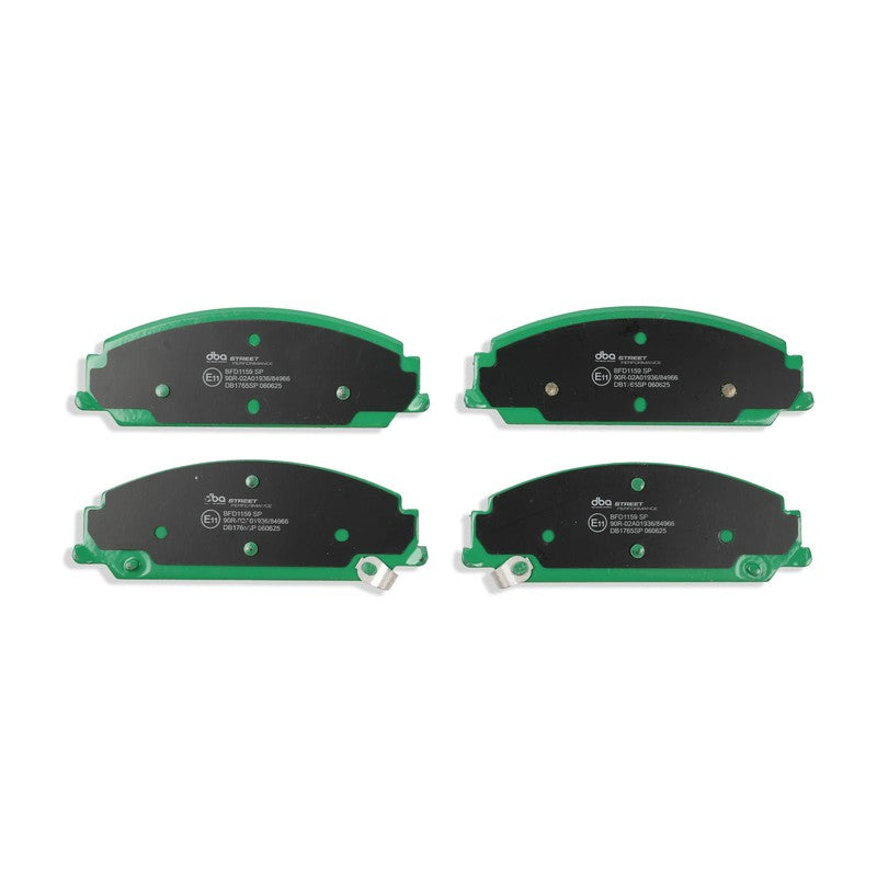 DBA Street Performance Brake Pads 153.4mm x 52.6mm DB1765SP - Front