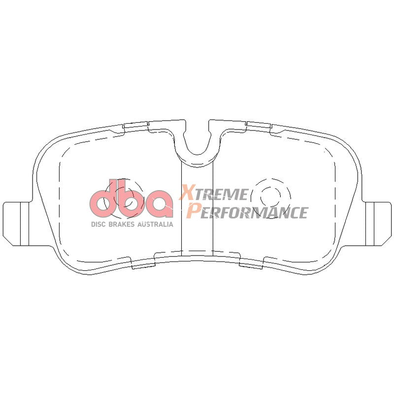 DBA Xtreme Performance Brake Pads 116.6mm x 46.5mm DB1781XP - Rear