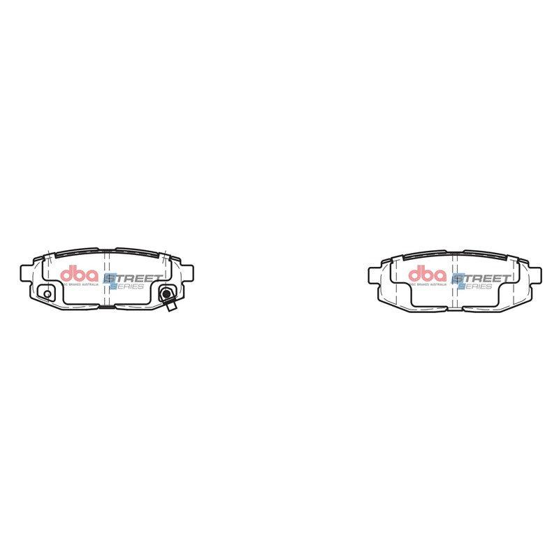DBA Street Series Ceramic Brake Pads 110.4mm x 39.4mm DB1789SS - Rear