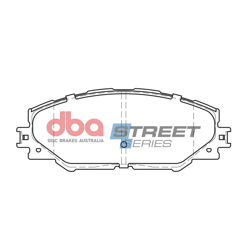 DBA Street Series Ceramic Brake Pads 146.5mm x 56.8mm DB1801SS - Front