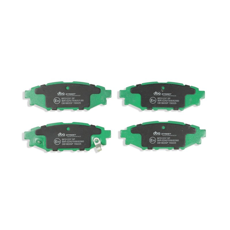 DBA Street Performance Brake Pads 110.4mm x 37.5mm DB1803SP - Rear