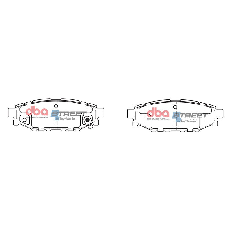 DBA Street Series Ceramic Brake Pads 110.5mm x 37.3mm DB1803SS - Rear