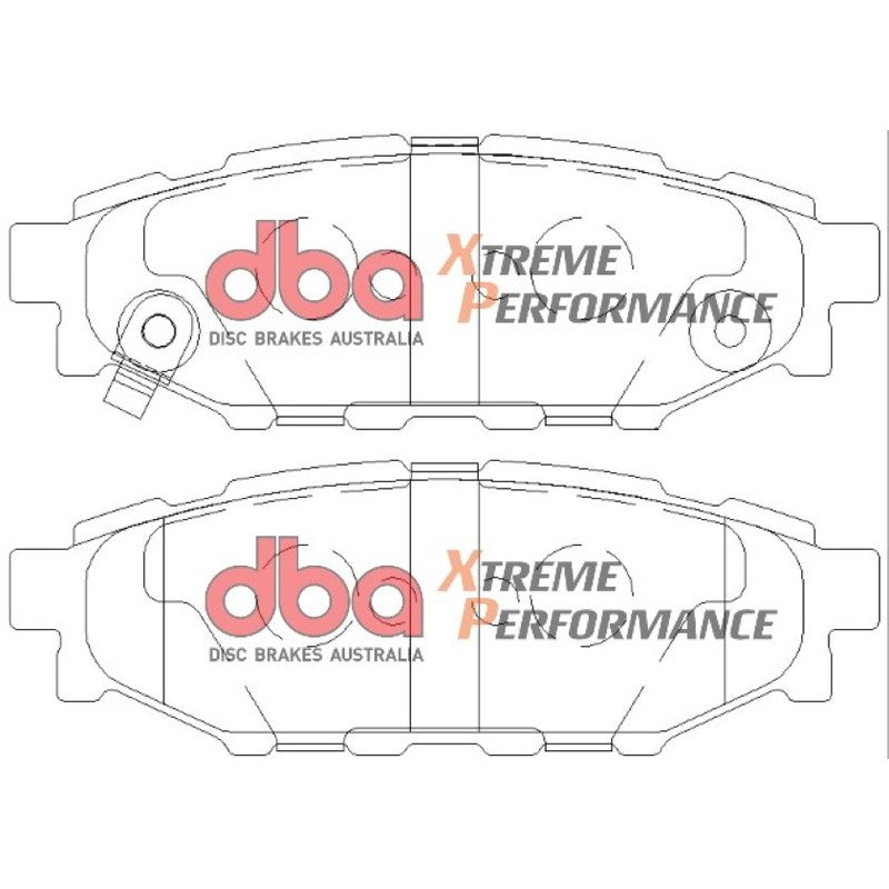 DBA Xtreme Performance Brake Pads 110.4mm x 37.5mm DB1803XP - Rear