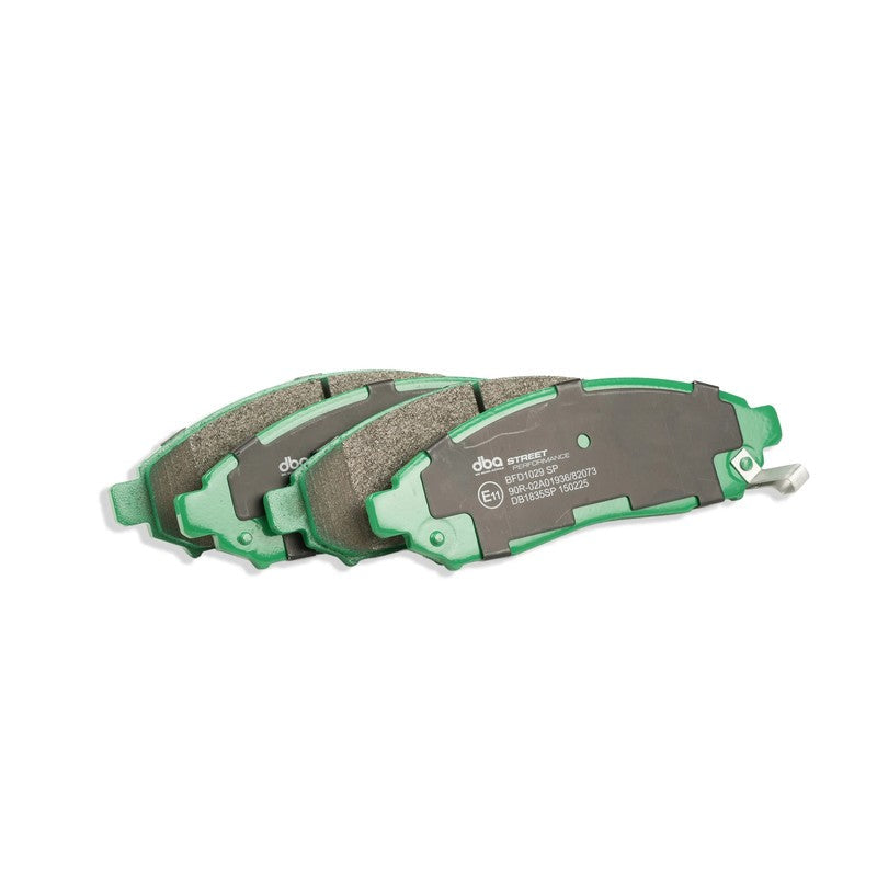 DBA Street Performance Brake Pads 163.6mm x 54.1mm DB1835SP - Front
